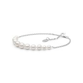 Bratara argint cu perle naturale albe si argint DiAmanti SK23234B_W-G